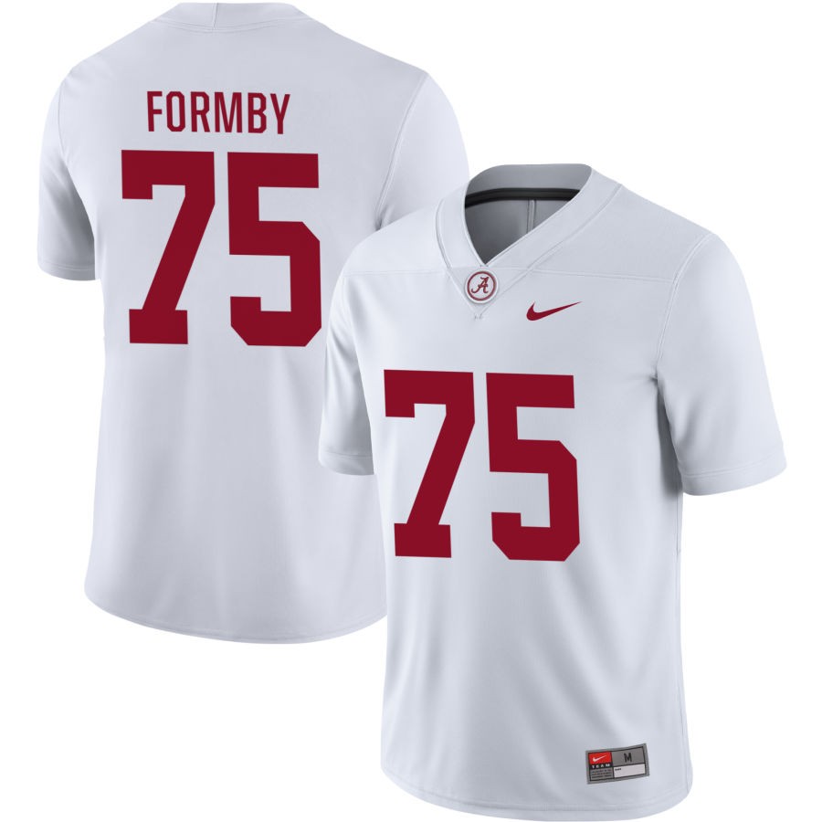 Wilkin Formby Men's Nike White Alabama Crimson Tide Pick-A-Player NIL Replica Football Jersey