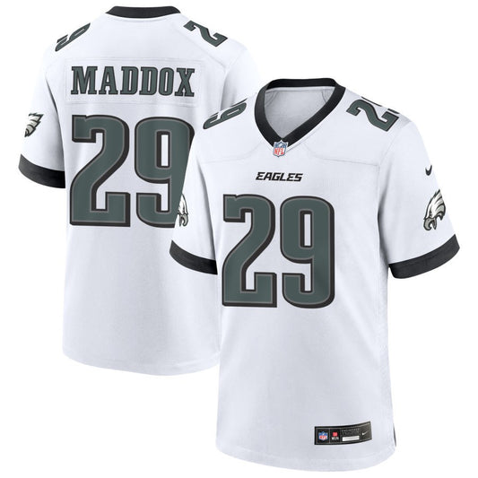 Avonte Maddox Men's Nike White Philadelphia Eagles Custom Game Jersey