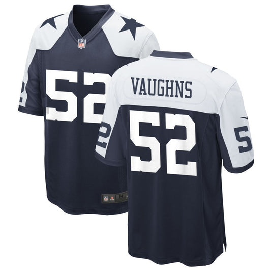 Byron Vaughns Men's Nike Navy Dallas Cowboys Alternate Custom Game Jersey