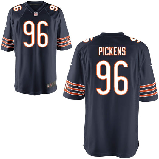 Zacch Pickens Youth Nike Navy Chicago Bears Custom Game Jersey