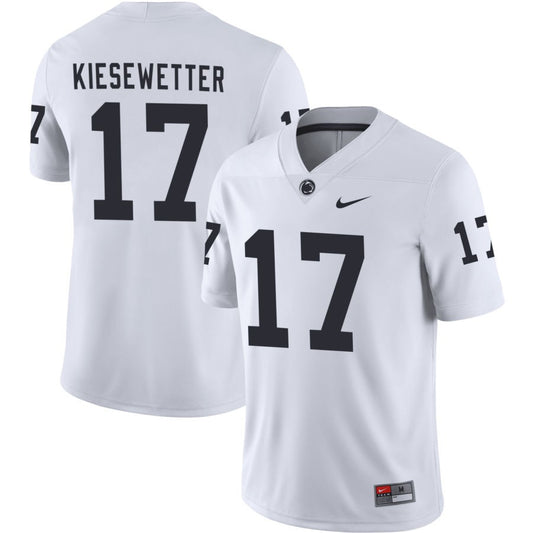 Karson Kiesewetter Men's Nike White Penn State Nittany Lions Pick-A-Player NIL Replica Football Jersey