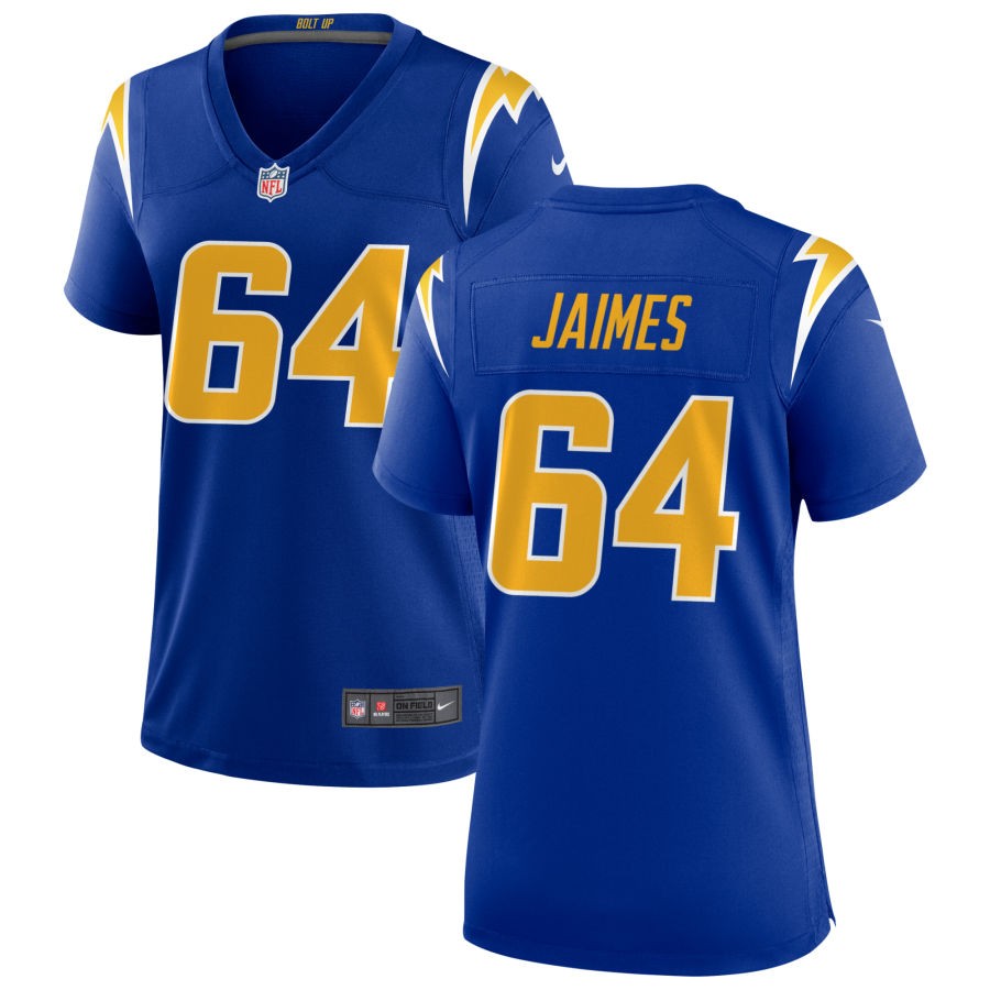 Brenden Jaimes Women's Nike Royal Los Angeles Chargers Alternate Custom Game Jersey