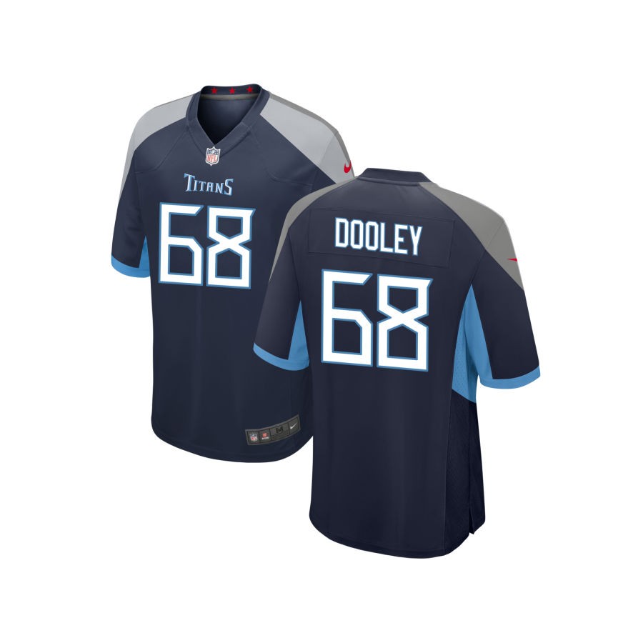 Brian Dooley Youth Nike Tennessee Titans Navy Custom Game Jersey