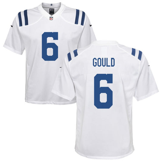 Anthony Gould Youth Nike Indianapolis Colts White Custom Game Jersey