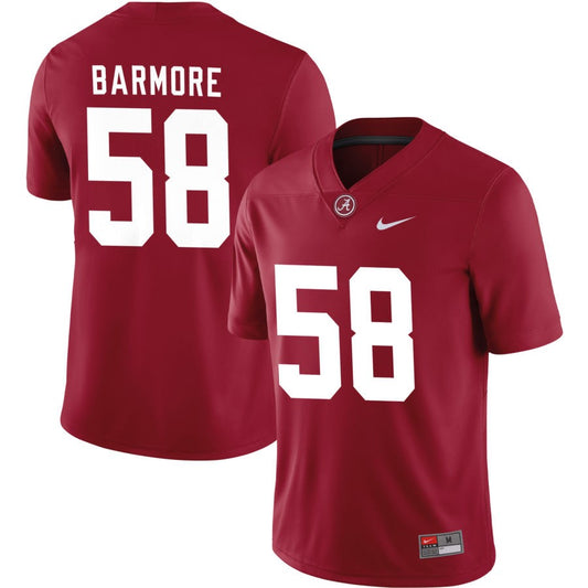 Christian Barmore Men's Nike Crimson Alabama Crimson Tide NFL Alumni Pick-A-Player Game Jersey