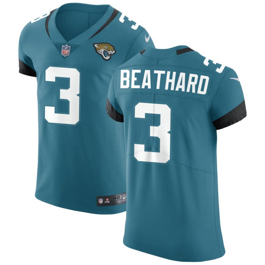 C.J. Beathard Men's Nike Teal Jacksonville Jaguars Vapor Untouchable Elite Custom Jersey