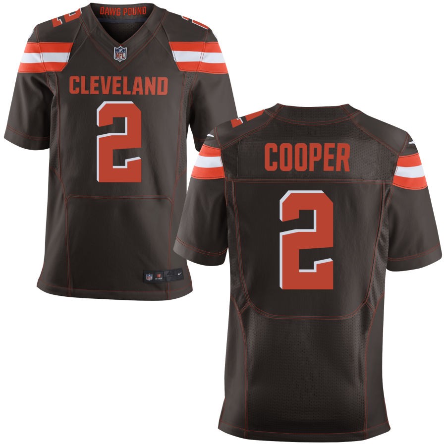 Amari Cooper Men's Nike Brown Cleveland Browns Elite Custom Jersey