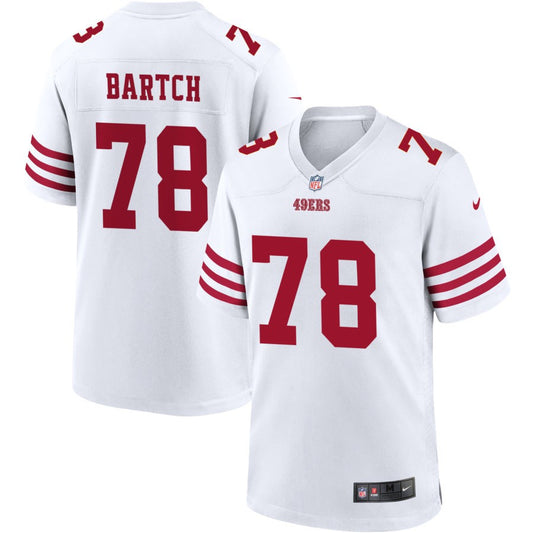 Ben Bartch Men's Nike White San Francisco 49ers Game Custom Player Jersey