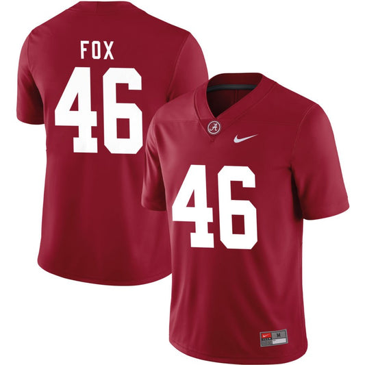 Peyton Fox Men's Nike Crimson Alabama Crimson Tide Pick-A-Player NIL Replica Football Jersey