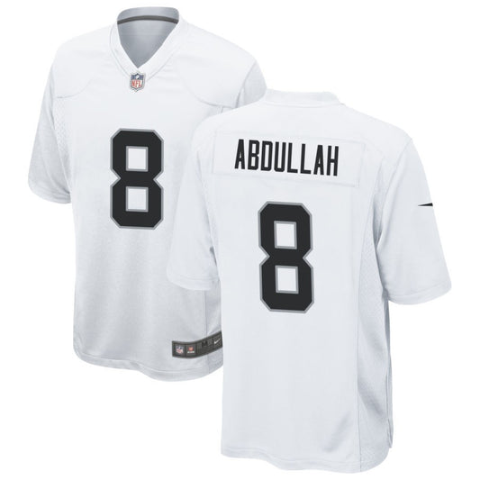 Ameer Abdullah Men's Nike White Las Vegas Raiders Custom Game Jersey