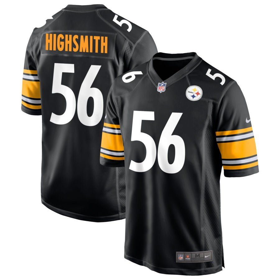 Alex Highsmith Men's Nike Black Pittsburgh Steelers Game Custom Player Jersey