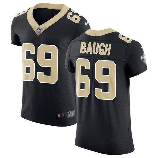 Kyler Baugh Men's Nike Black New Orleans Saints Vapor Untouchable Custom Elite Jersey