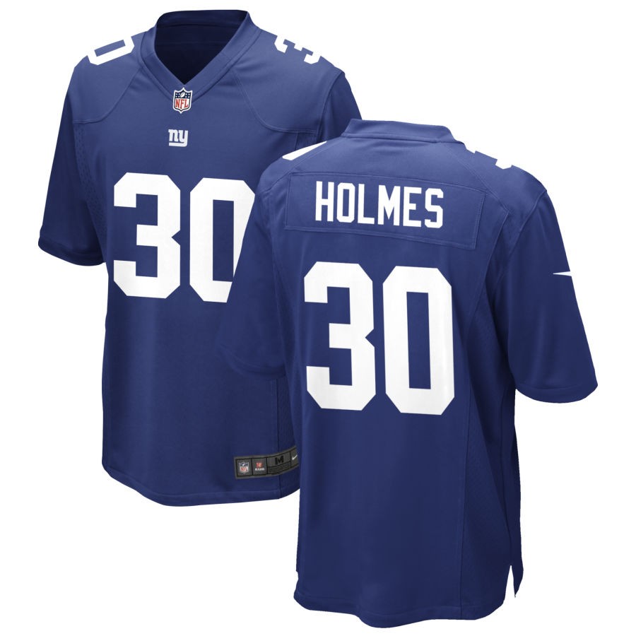 Darnay Holmes Men's Nike Royal New York Giants Custom Game Jersey