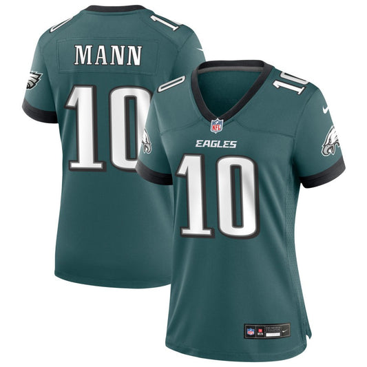 Braden Mann Women's Nike Midnight Green Philadelphia Eagles Custom Game Jersey