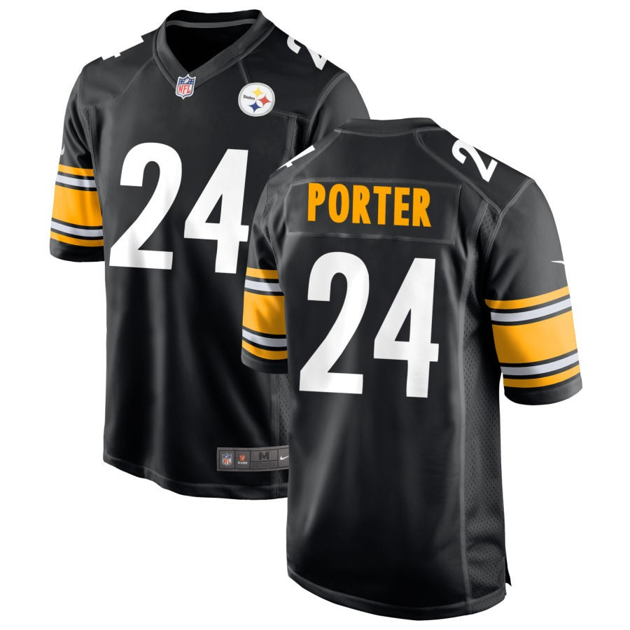 Joey Porter Men's Nike Black Pittsburgh Steelers Custom Game Jersey