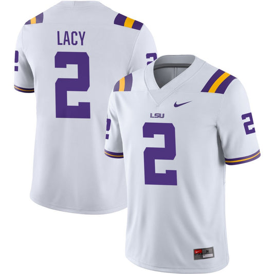 Kyren Lacy Men's Nike White LSU Tigers Pick-A-Player NIL Replica Football Jersey