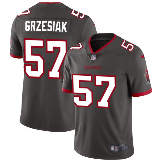 Daniel Grzesiak Men's Nike Pewter Tampa Bay Buccaneers Vapor Untouchable Elite Custom Alternate Jersey