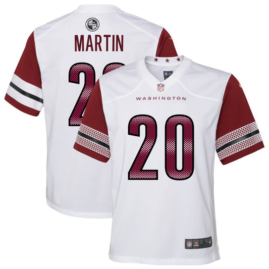 Quan Martin Youth Nike White Washington Commanders Game Custom Player Jersey