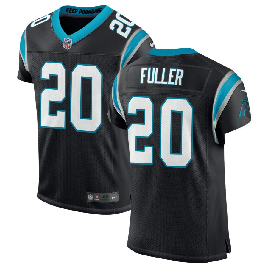 Jordan Fuller Men's Nike Black Carolina Panthers Classic Custom Elite Jersey