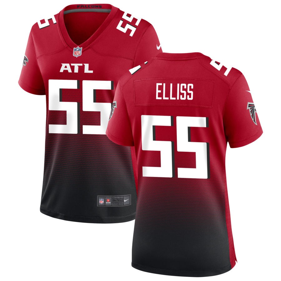 Kaden Elliss Women's Nike Red Atlanta Falcons Alternate Custom Game Jersey