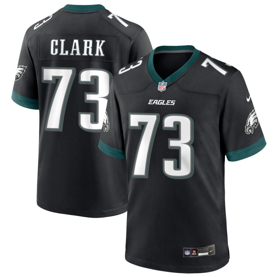 Le'Raven Clark Men's Nike Black Philadelphia Eagles Alternate Custom Game Jersey