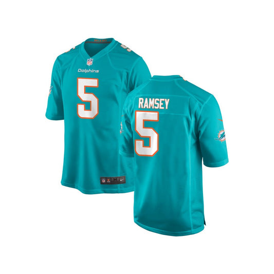 Jalen Ramsey Youth Nike Aqua Miami Dolphins 2018 Custom Game Jersey