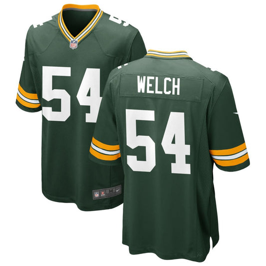 Kristian Welch Men's Nike Green Green Bay Packers Custom Game Jersey