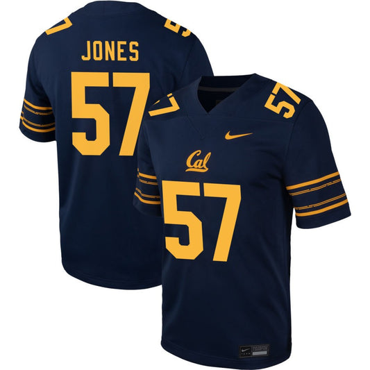 BJ Jones Men's Nike  Navy Cal Bears Pick-A-Player NIL Football Game Jersey