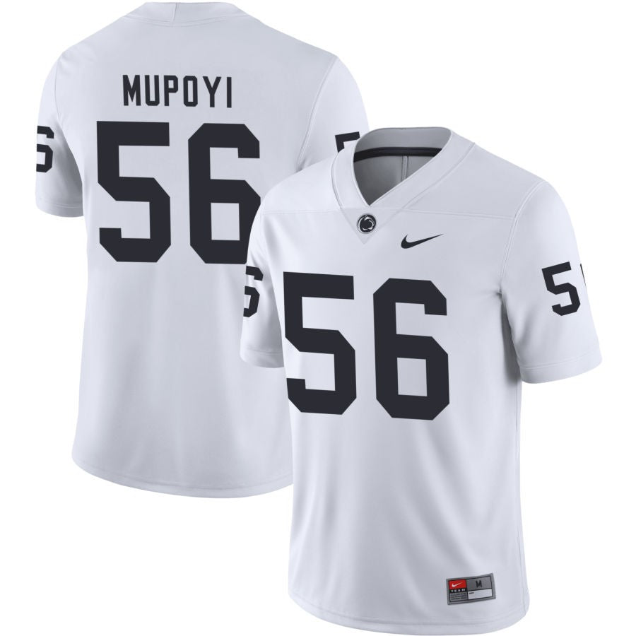 Joseph Mupoyi Men's Nike White Penn State Nittany Lions Pick-A-Player NIL Replica Football Jersey