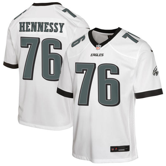 Matt Hennessy Youth Nike White Philadelphia Eagles Custom Game Jersey