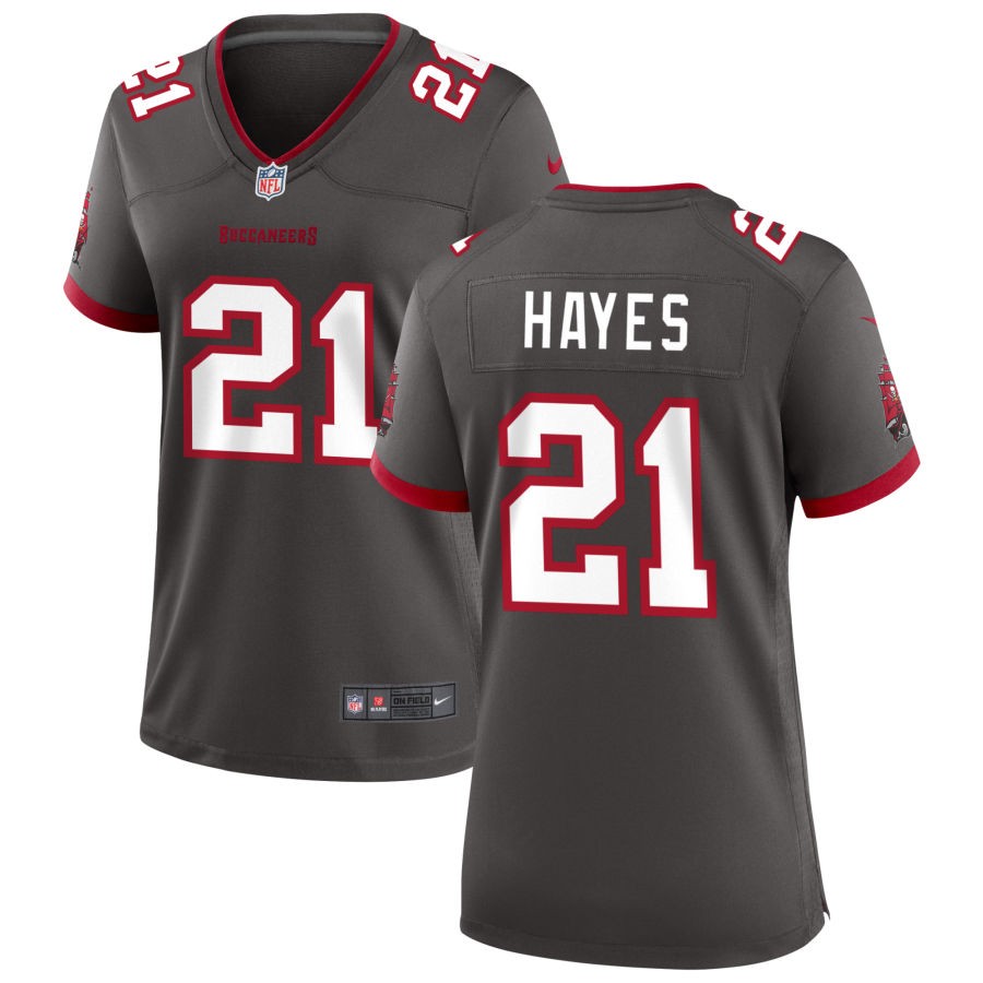 Andrew Hayes Women's Nike Pewter Tampa Bay Buccaneers Alternate Custom Game Jersey