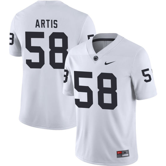 Kaleb Artis Men's Nike White Penn State Nittany Lions Pick-A-Player NIL Replica Football Jersey