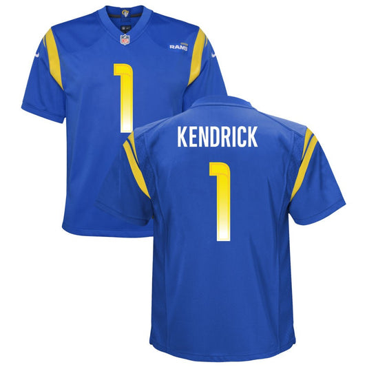 Derion Kendrick Youth Nike Royal Los Angeles Rams Custom Game Jersey