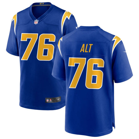 Joe Alt Men's Nike Royal Los Angeles Chargers Alternate Custom Game Jersey