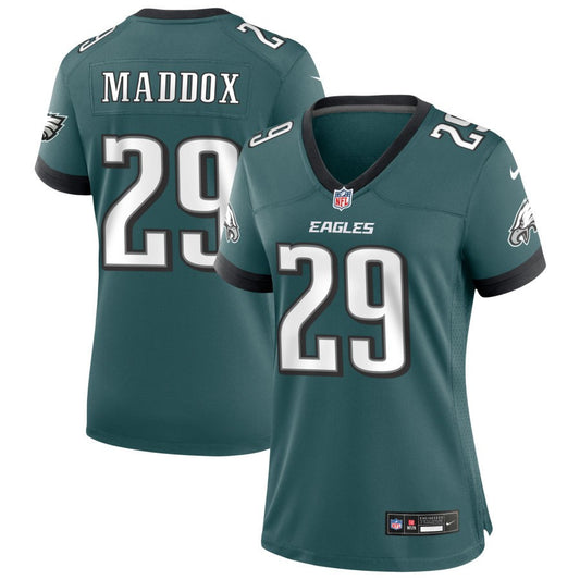 Avonte Maddox Women's Nike Midnight Green Philadelphia Eagles Custom Game Jersey