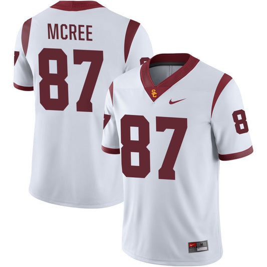 Lake McRee Men's Nike White USC Trojans Pick-A-Player NIL Football Replica Jersey