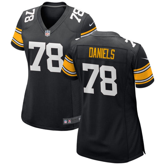 James Daniels Women's Nike Black Pittsburgh Steelers Alternate Custom Game Jersey