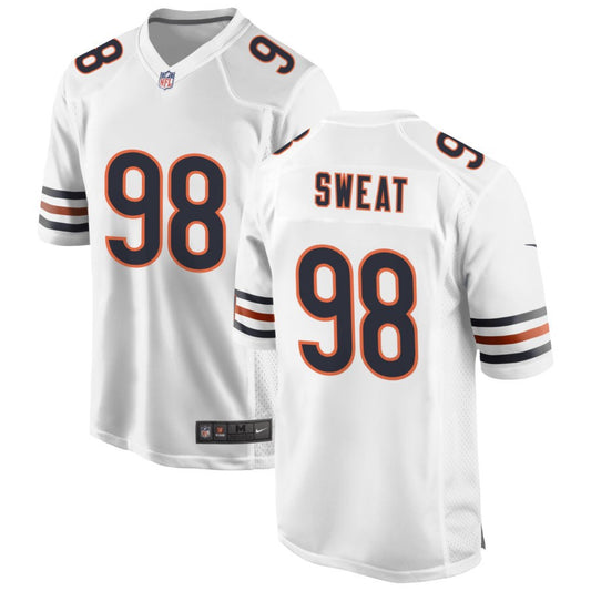 Montez Sweat Men's Nike White Chicago Bears Custom Game Jersey