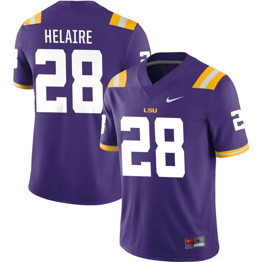 Cowinn Helaire Men's Nike Purple LSU Tigers Pick-A-Player NIL Replica Football Jersey