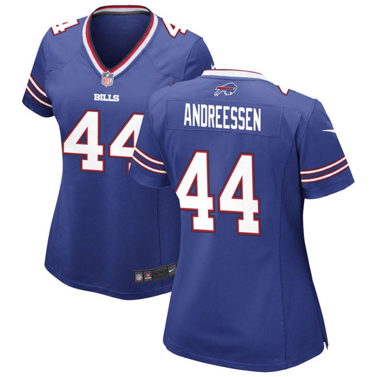 Joe Andreessen Women's Nike Royal Buffalo Bills Custom Game Jersey