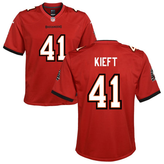 Ko Kieft Youth Nike Tampa Bay Buccaneers Red Custom Game Jersey