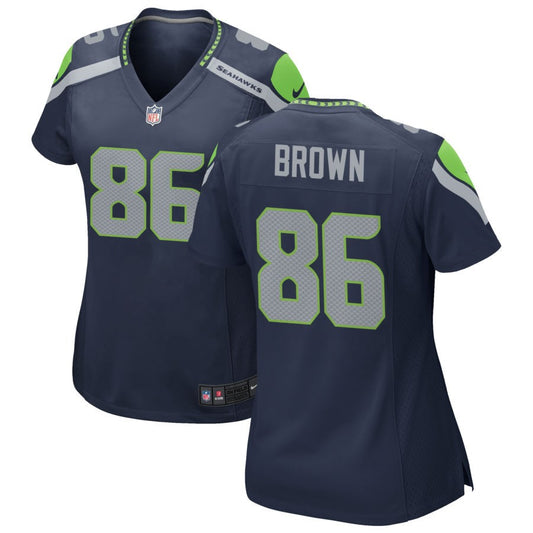 Pharaoh Brown Women's Nike College Navy Seattle Seahawks Custom Game Jersey