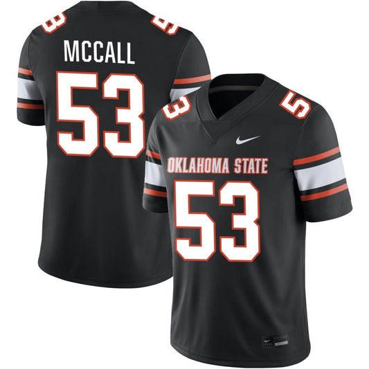 Andrew McCall Men's Nike  Black Oklahoma State Cowboys  Alternate NIL Pick-A-Player Game Jersey