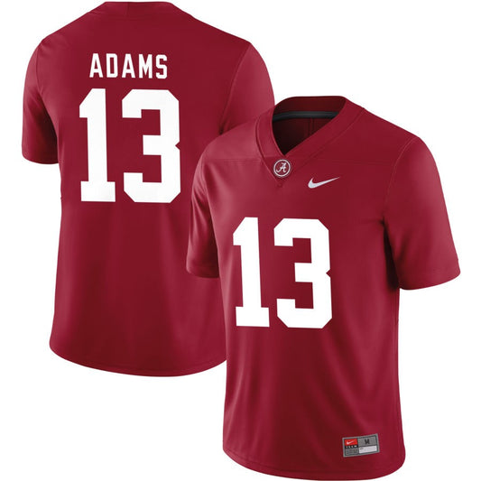 Cole Adams Men's Nike Crimson Alabama Crimson Tide Pick-A-Player NIL Replica Football Jersey