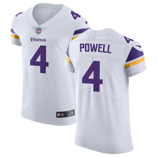 Brandon Powell Men's Nike White Minnesota Vikings Vapor Untouchable Elite Custom Jersey