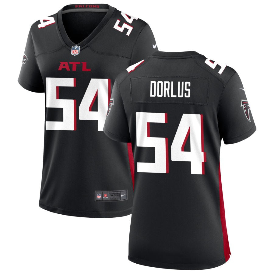 Brandon Dorlus Women's Nike Atlanta Falcons Black Custom Game Jersey