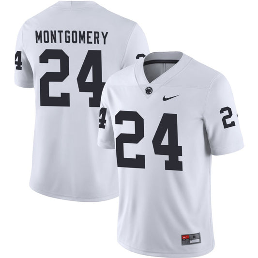 London Montgomery Men's Nike White Penn State Nittany Lions Pick-A-Player NIL Replica Football Jersey