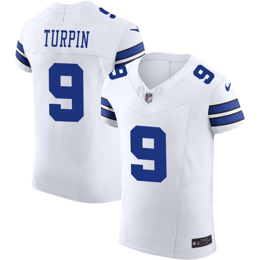 KaVontae Turpin Men's Nike White Dallas Cowboys Vapor F.U.S.E. Elite Custom Jersey