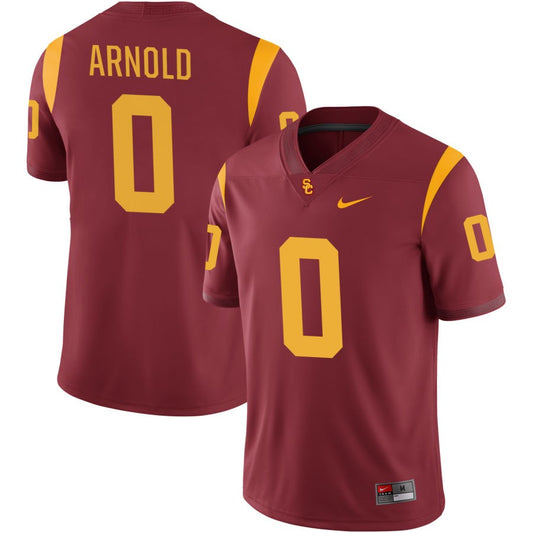 Akili Arnold Men's Nike Crimson USC Trojans Pick-A-Player NIL Replica Football Jersey