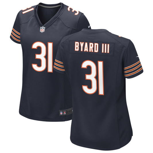 Kevin Byard III Women's Nike Navy Chicago Bears Custom Game Jersey